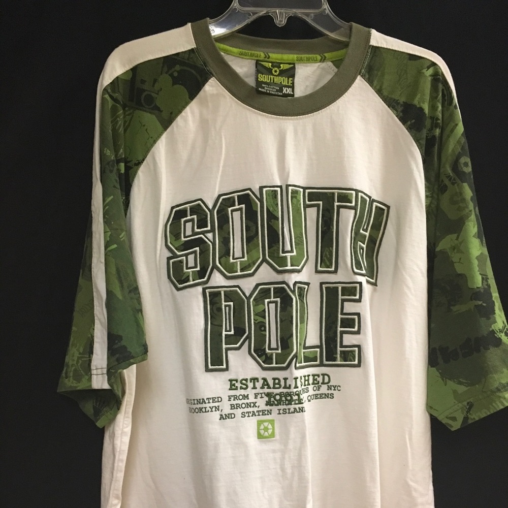 NWOT South Pole CAMO & PATCH T W - 3/4 Sleeves💪🏻